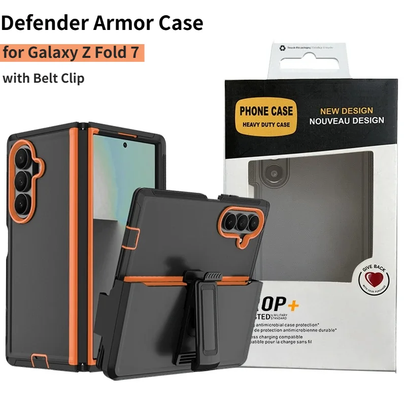 Rugged Hybrid PC+TPU OTT-Box Rugged Defender Case For Samsun