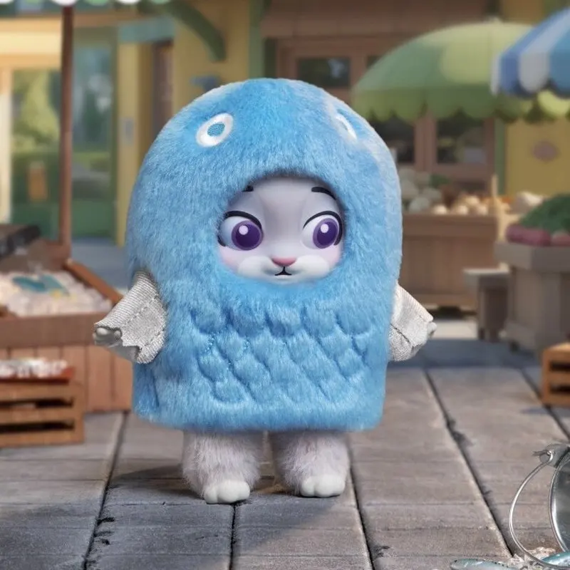 

Movie Zootopia New Blind Box Cute Nick Judy Figure Plush Vinyl Doll Keychain Bag Pendant Decor Anime Figures Collection Gifts