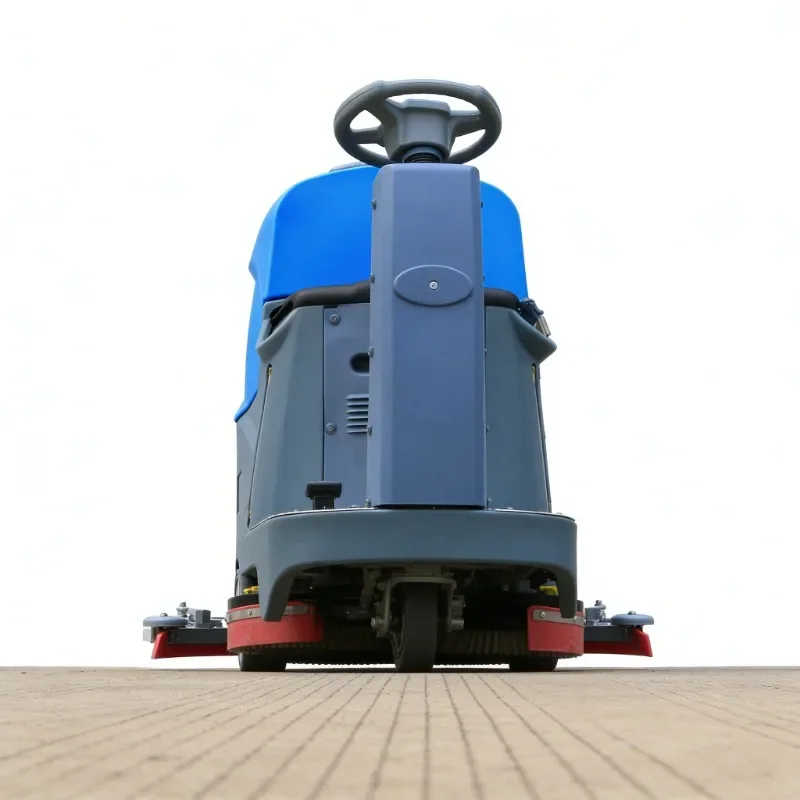 New High Efficiency Commercial Walk-Behind Self-Propelled Electric Automatic Industrial Floor Scrubber Battery-Powered Cleaning