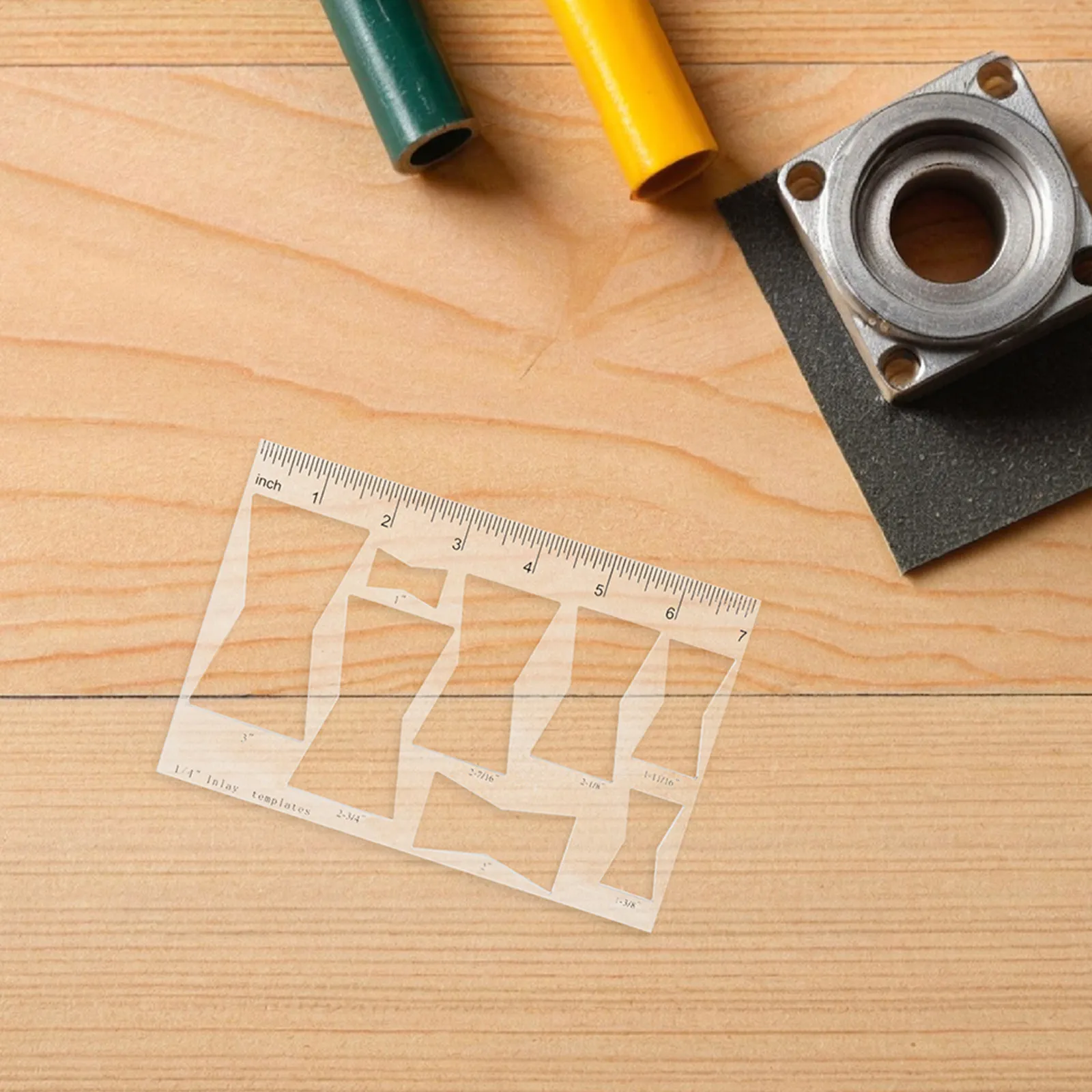 8 in 1 Acrylic Wood Router Inlay Template Butterfly Bowtie Jig Kit Woodworking Accessories 3Mm Thick Precise Patterns