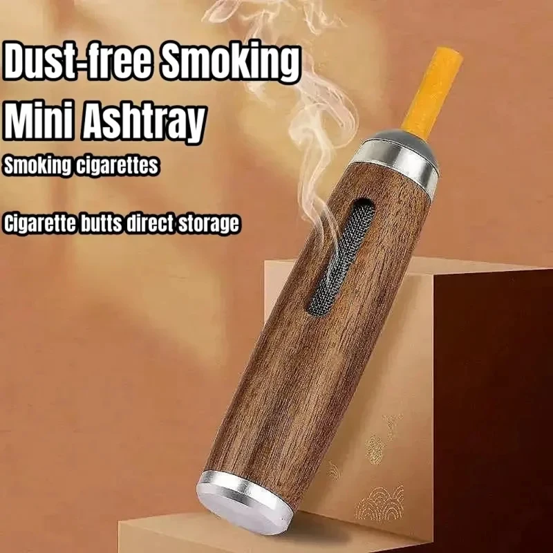 Creative Car Ashtray, Portable Anti-Drop Ash Cigarette Holder, Leakproof Car Smoking Accessory