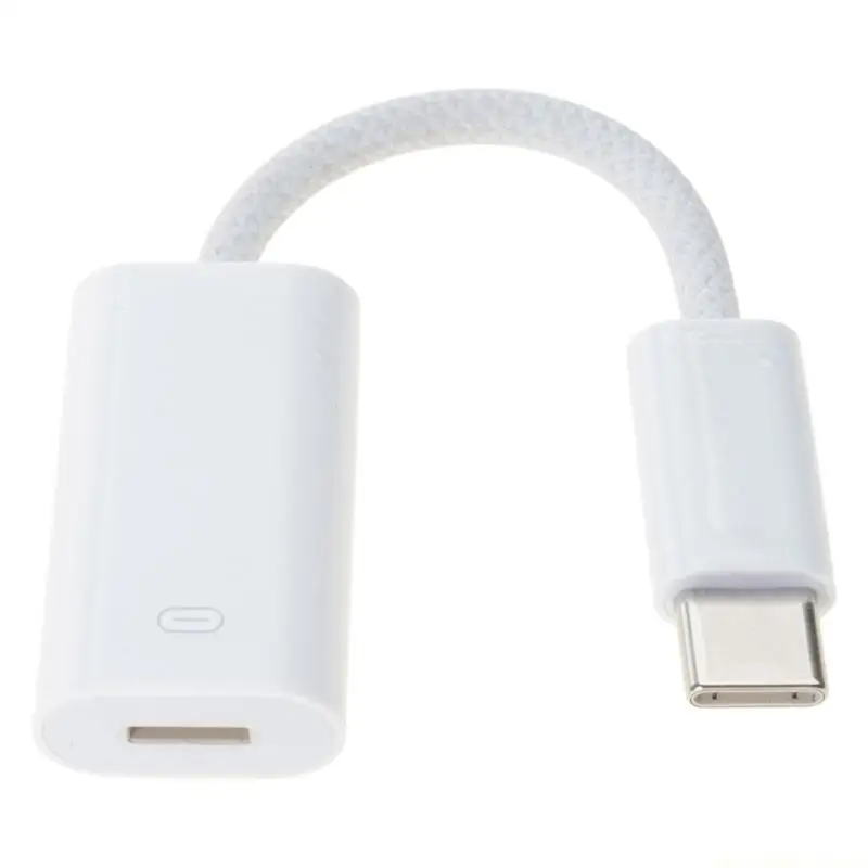 F62C Sound and Charging Adapter Type C to 8Pin Sound Cable for Phone and Tablet Users