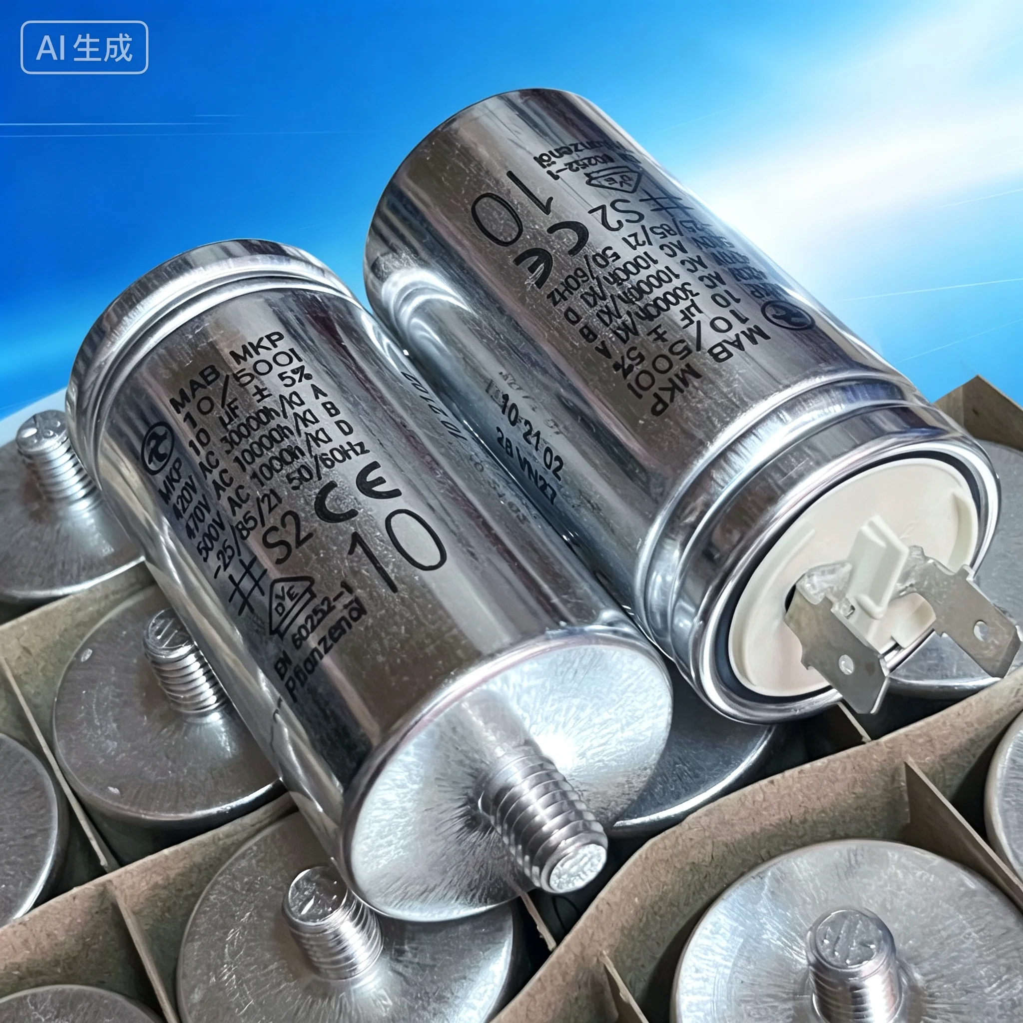 Capacitor for MAB MKP 10UF 500V AC Premium Oil Non-Polar Capacitor  5pcs