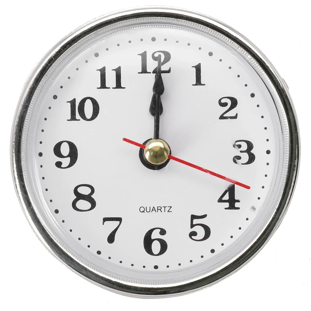 1pcs Quartz Clock Inserts 65MM Diameter Clear Arabic Numerals For DIY Clock Projects Broken Clock Repairing Tool Replacing Part