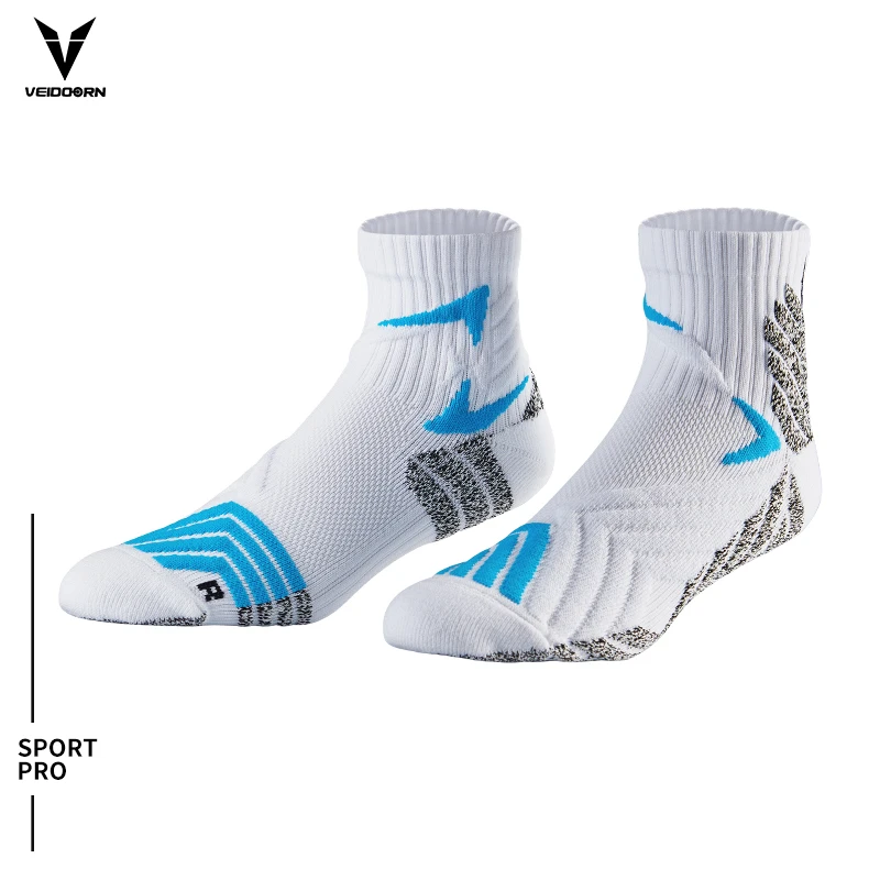 Professional Short Basketball Socks for Men Women Thicken Non Slip Soccer Golf Wear Running Socks Compression