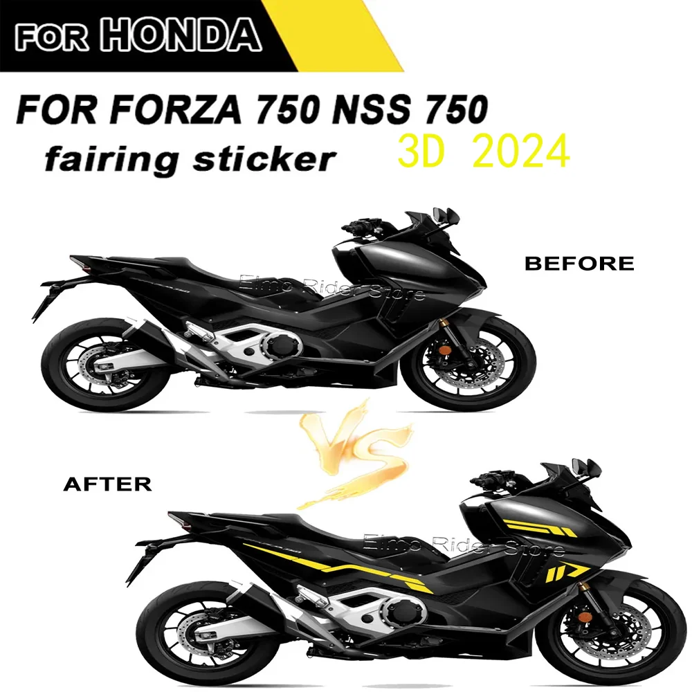 

FORZA 750 FORZA 750 For Honda FORZA NSS 750 Fairing Sticker Waterproof Anti-scratch Protection Sticker Kit