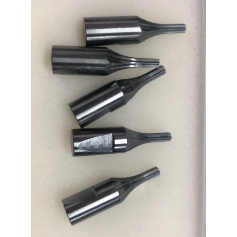 CT08 Rotary Broach Punch HSS-TiCN Coating 8mm Shank Rotary Broaching Cutter Tool T6 T8 T10 T15 T20 T25 T30 T40 T50 for CNC Lathe
