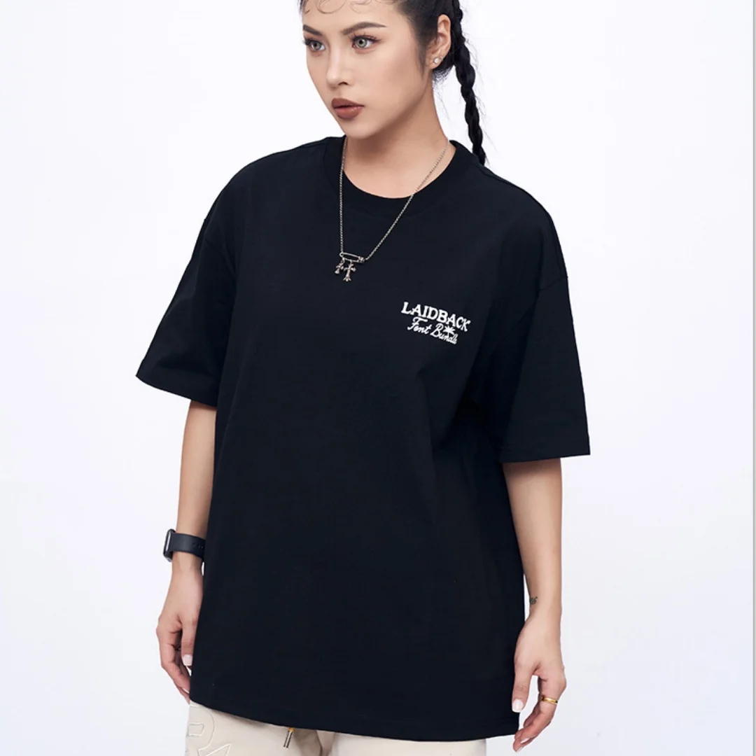 

Women's Wear - Fresh Print T-shirt 2025 Spring/Summer New Collection, loose trendy brand round neck short-sleeved for women