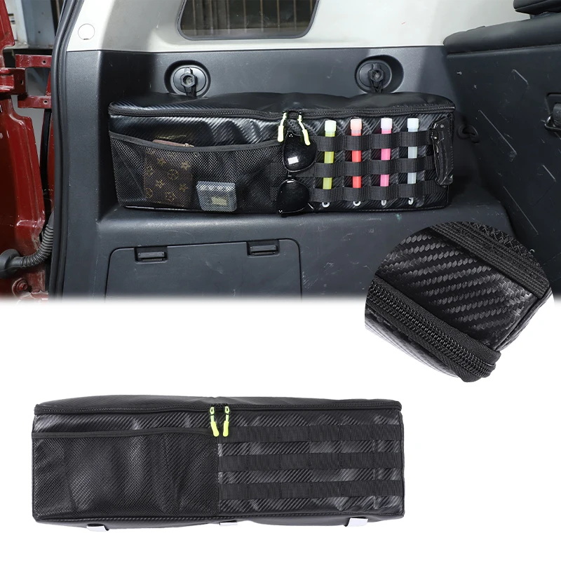 

Oxford cloth For Toyota FJ Cruiser 07-21 Car Trunk Side Storage Box Front Co-Pilot Storage Bag Organizer Pocket Car Accessories