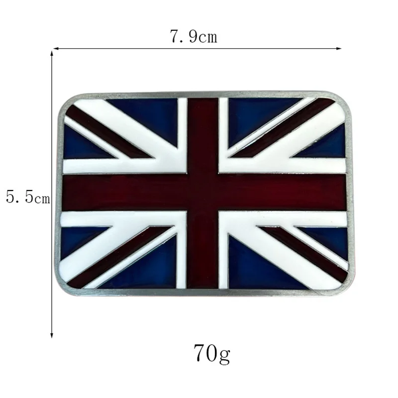 مشبك حزام علم الاتحاد من سبائك الزنك