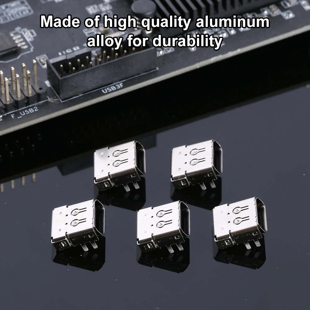 5 قطعة منفذ مقبس شاحن من النوع C لوحدة تحكم Xbox Series X/S منفذ شحن إمداد الطاقة منفذ مقبس توصيل شاحن من النوع C