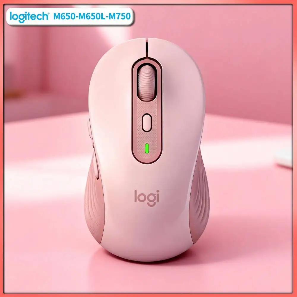 M750 Signature Mouse - 90% Click Noise Reduction, Comfort Thumb Rest, 24-Month Battery, Light Carry Pick Tool