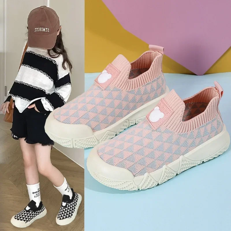 

Breathable Mesh Casual Sneaker for Boy Kid Shoe for Girl Mesh Shoe for Girl Soft Sole Anti-Slippery Baby Shoe Zapatilla De Mujer