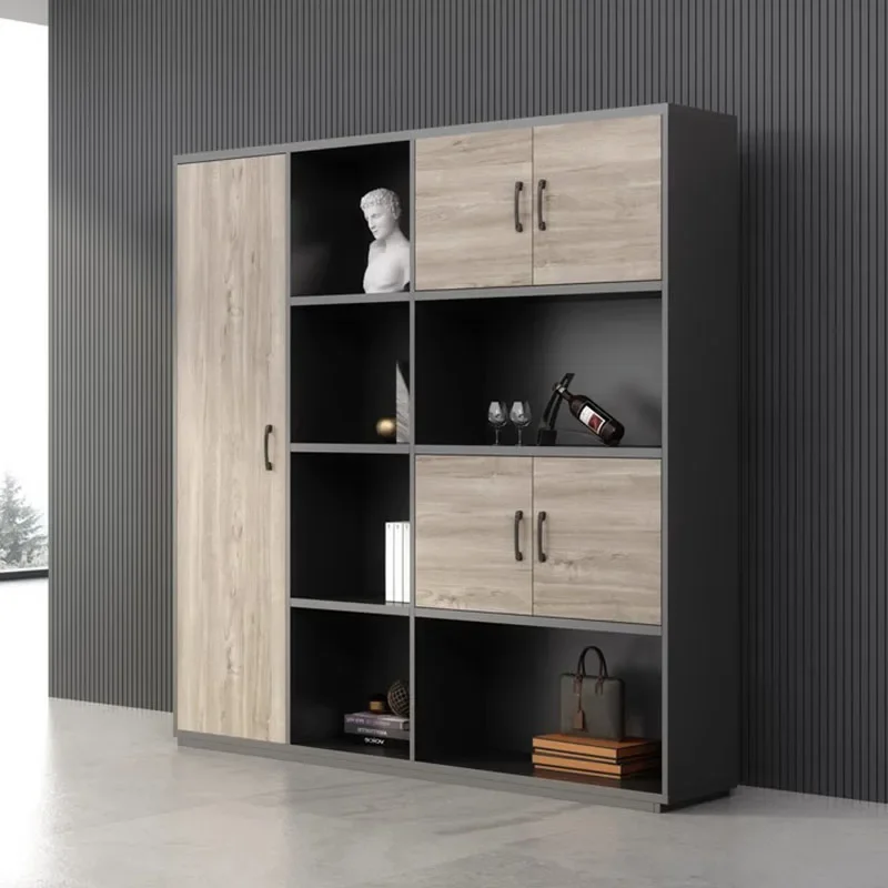 Open Nordic Filing Cabinet Side Compact Rangement Organizer Office Cupboards Space Stand Armoires De Salon Modular Furniture