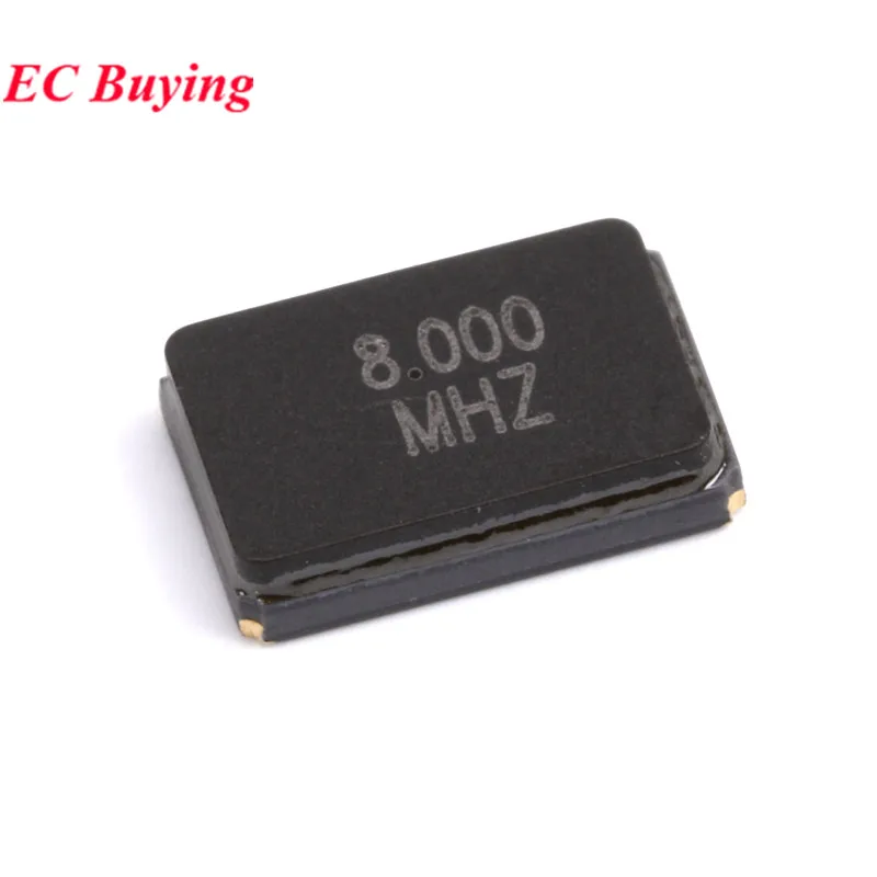 10szt/lot 5032 8.000MHz 8MHZ 8.000 8MHz 8.000M 8MHz SMD Pasywny kryształowy rezonator kwarcowy ± 20PPM 20PF 5.0*3.2mm 2Pin