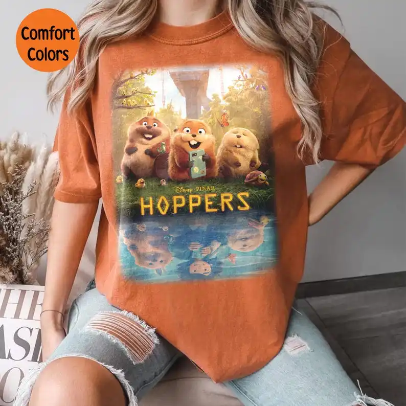 Hoppers Shirt, Retro Hoppers Lizard Shirt