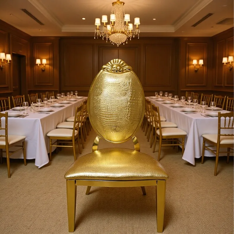 

Hotel banquet chair ingot gold-plated chair wedding hall special dining chair wedding banquet hotel restaurant hotel banquet cha