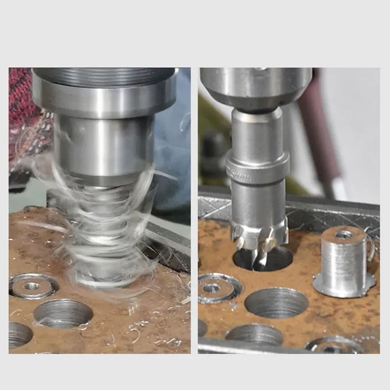 1PC 16-65mm Core Hole Saw Carbide Tip TCT drills For Steel Carbide Metal Cutter Tool Thick Steel Plates Drilling