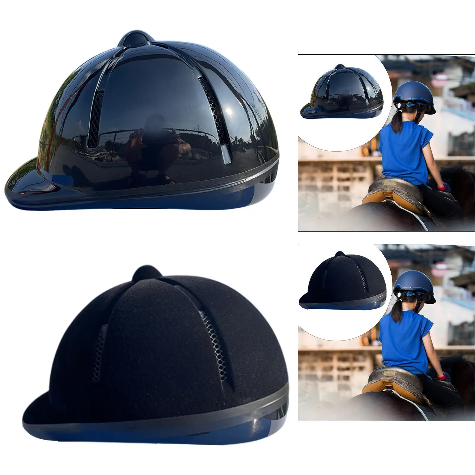 

Equestrian Helmet for Kids Horse Riding Helmet Impact Resistant Riders Cap Equestrian Hat for Horse Rider Enthusiasts Outdoor