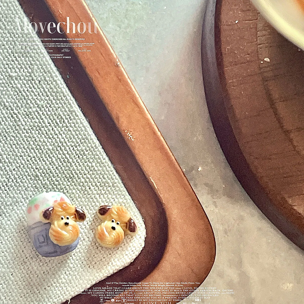 Accessori per nail art in stile coreano Biscotti Crema Cucciolo Torta del tè pomeridiano Materiale per nail art