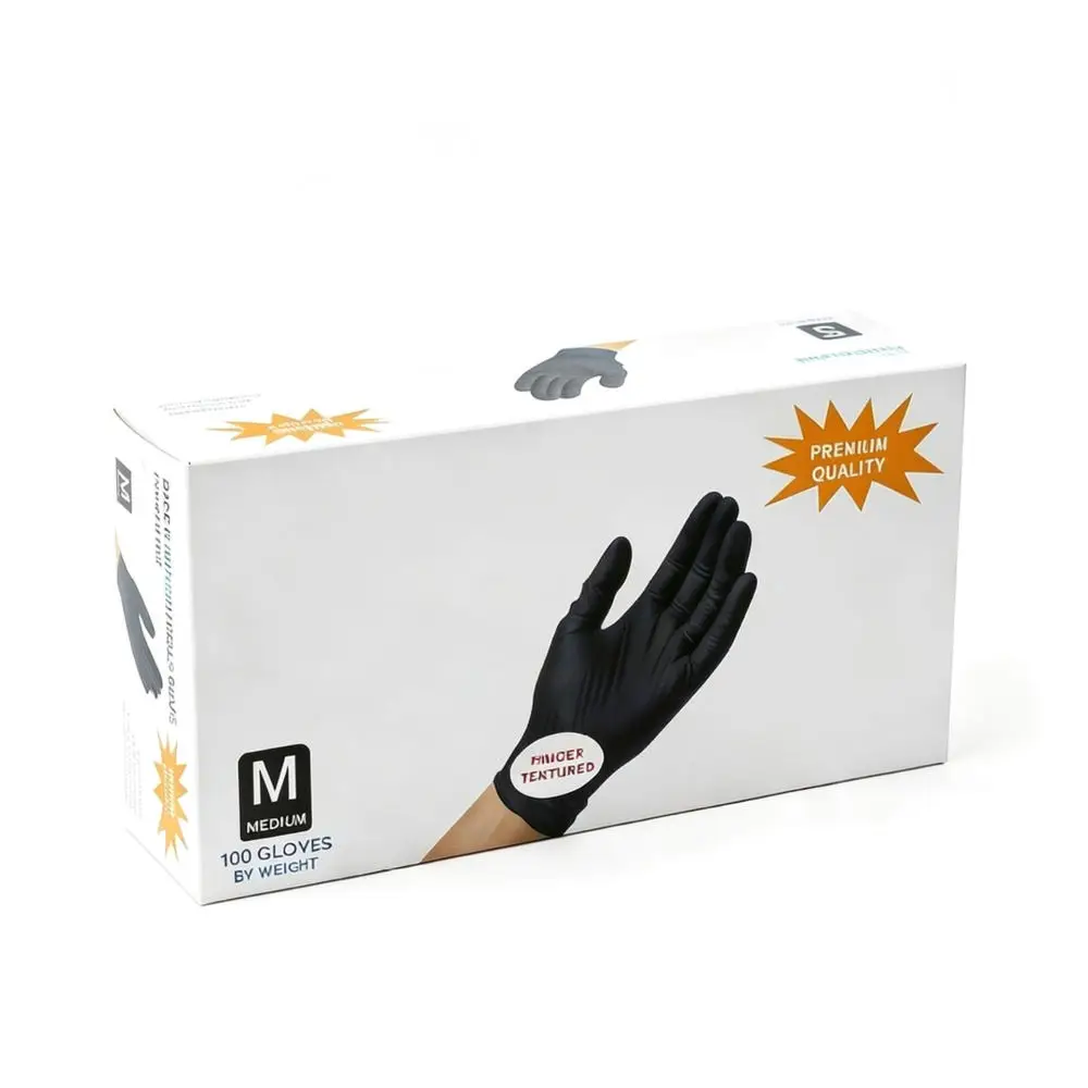Premium Nitrile Disposable Gloves For For Wanli Thickened Industrial Household Food Safe Hand Protection Anti Slip Textured Grip