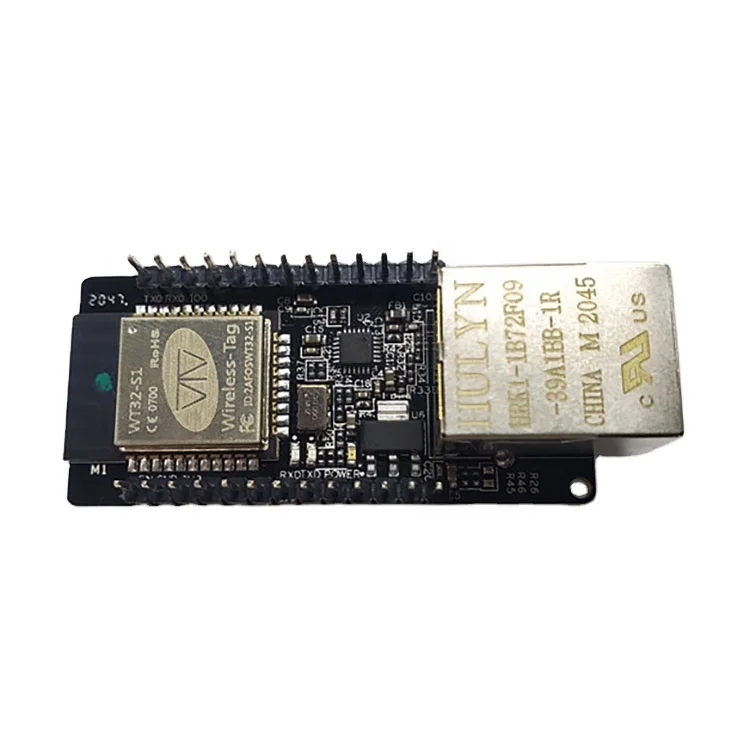 WT32-ETH01 V1.4 Serial Port to Ethernet Module Smart Gateway Wifi and Ble Combine PCBA ESP32 Development Board with RJ45