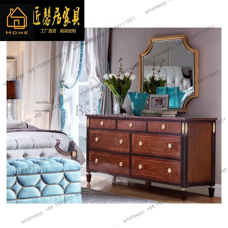Classic series seven-chest cabinet American country bedroom furniture storage cabinet