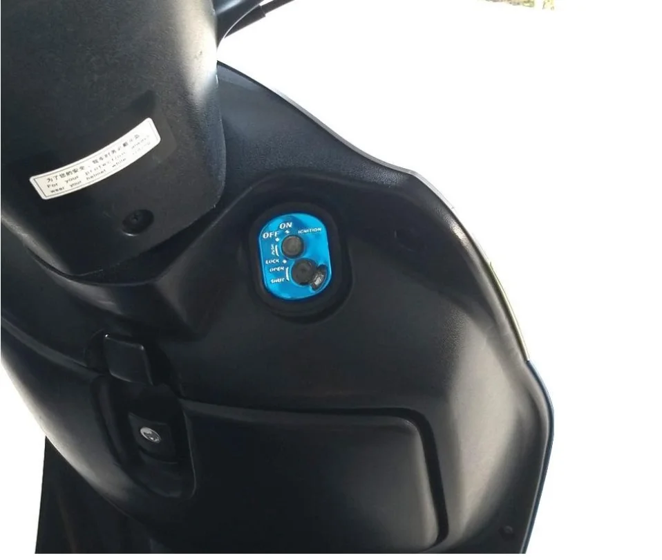 

1 шт. новый модный Электрический переключатель зажигания Блокировка зажигания металлическая наклейка для HONDA Wuyang Dreams Jia Yu 110T WH100T 125T модифицированный автомобиль