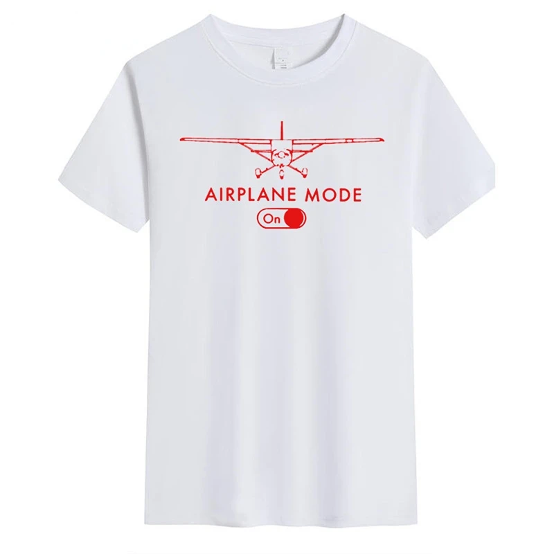 Lato gorąca sprzedaż śmieszne Pilot latający tryb samolotu t-shirty mężczyźni Harajuku krótki rękaw O szyi Streetwear Hip Hop mężczyzn T-shirt