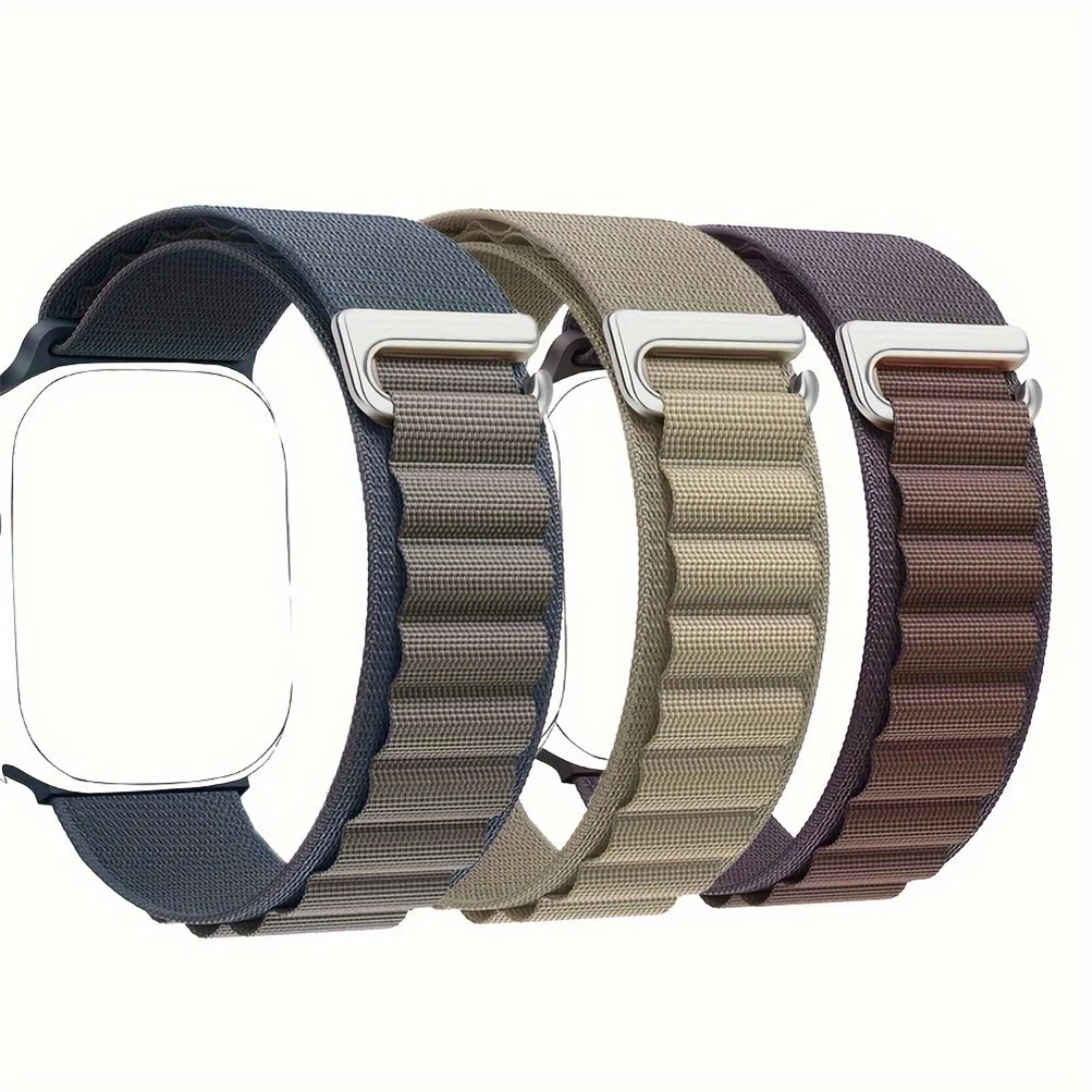 Alpine Loop Band for Apple Watch Ultra 49mm 11 10 9 8 7 46mm 42mm 45mm 41mm Nylon Wristband iWatch Series 6 5 4 SE 44 40mm Strap