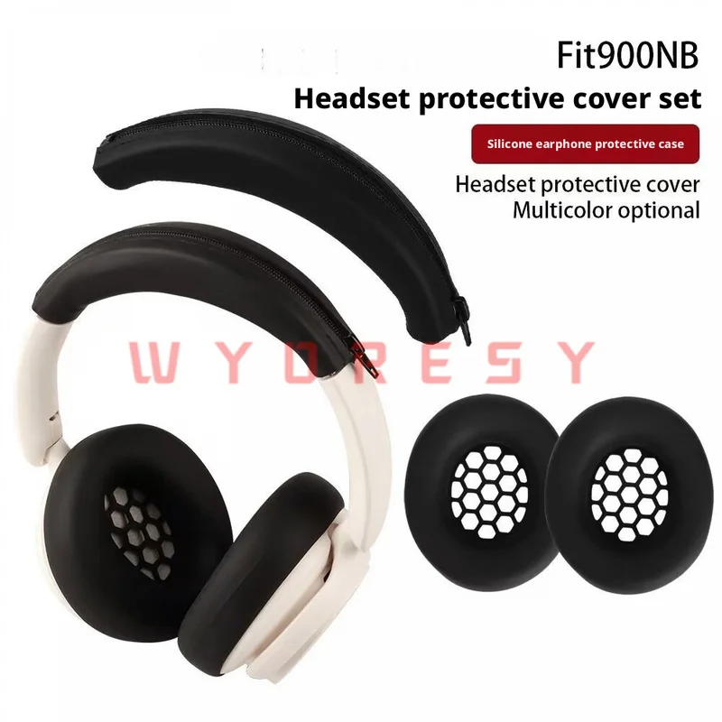For EDIFIER (FIT900NB) Headband & Ear Pad Kit Guards Top Beam Against Debris Knocks And Unwanted Surface Blemishes Over Extended