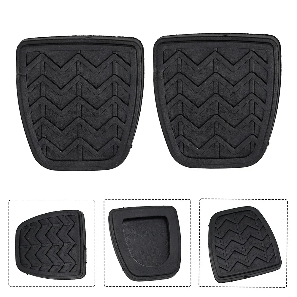 2Pcs Car Brake Clutch Pedal Foot Pedal Pad Rubber Cover Non Slip Rubber 31321-52010 For Yaris XP10 Car Accessories