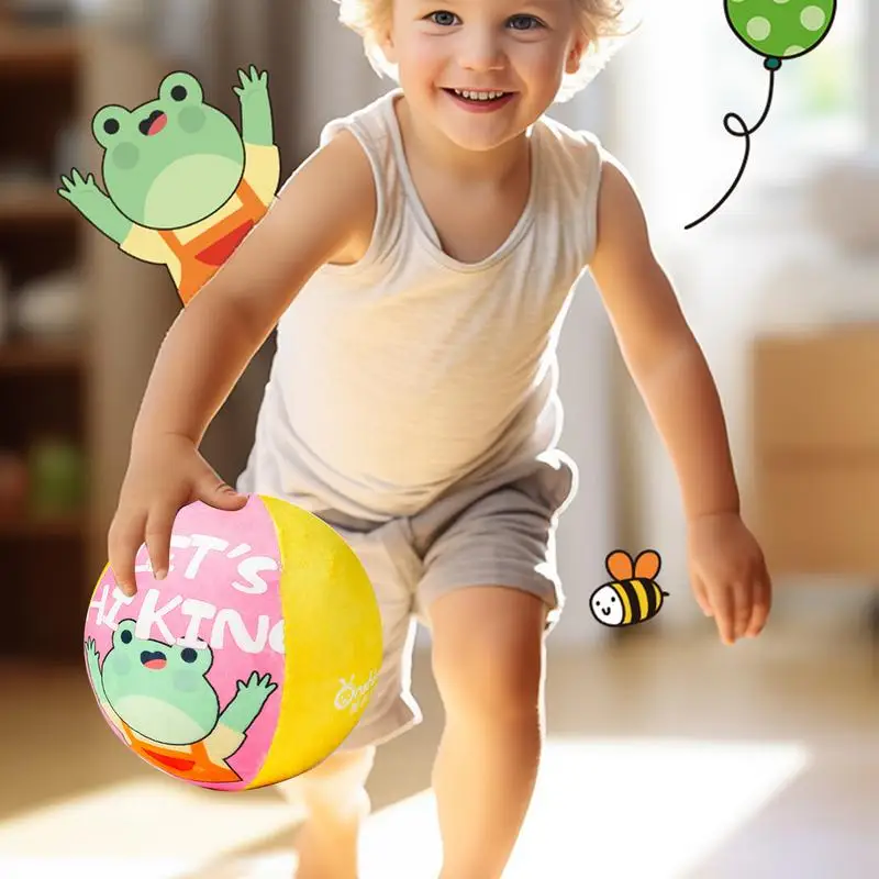 

Silent Basketball Kid Kid Quiet Bounce Basketball No Noise Cartoon Pattern Basketball Friendly To Children's Delicate Skin For