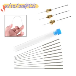 3D Printer Stainless Steel Nozzle Cleaning Needle Drill Bit 0.4mm Accessories Creality 3D Printer for CR10/Ender 3/Ender 5 Pro