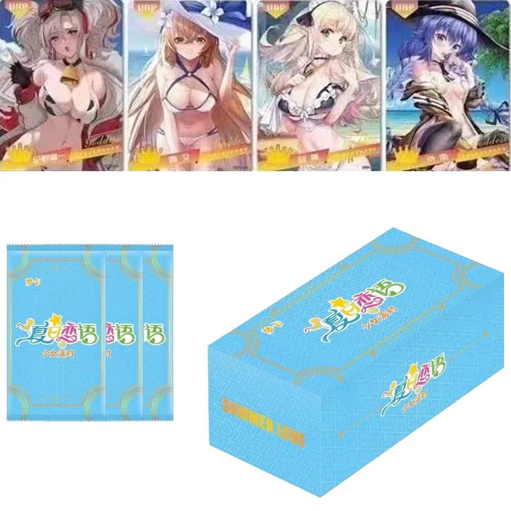 Goddess Story Summer Love SLR Collection Cards Anime Girls Party Swimsuit BikiniAnd Hobby Gift Feast Booster Box Doujin Toys