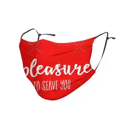 Red My Pleasure Fashion Trend Masks Cheap Things