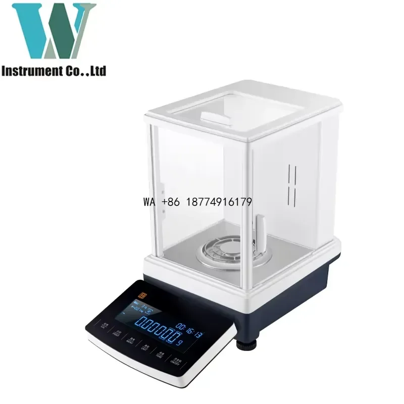 wmwmnu Split Modular Glass Display 0.01mg Precision Micro Analytical Balance Laboratory Scale 0.00001g 100g 120g Internal
