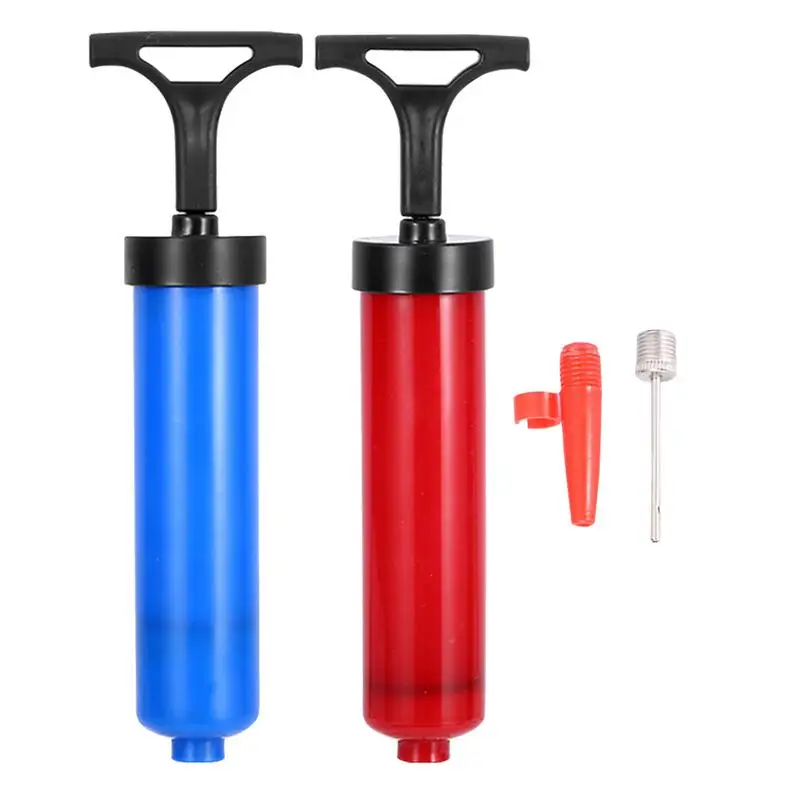 Pump For Balls Small High Strength Ball Inflator In Cylinder Structure Non Slip Inflator Kit With Needle And Nozzle Portable Air