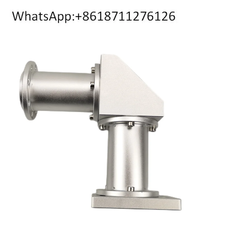

The marking machine is turned 90 degrees forward, the galvanizer neck is deflected, and the 25mm mirror hole is marked.