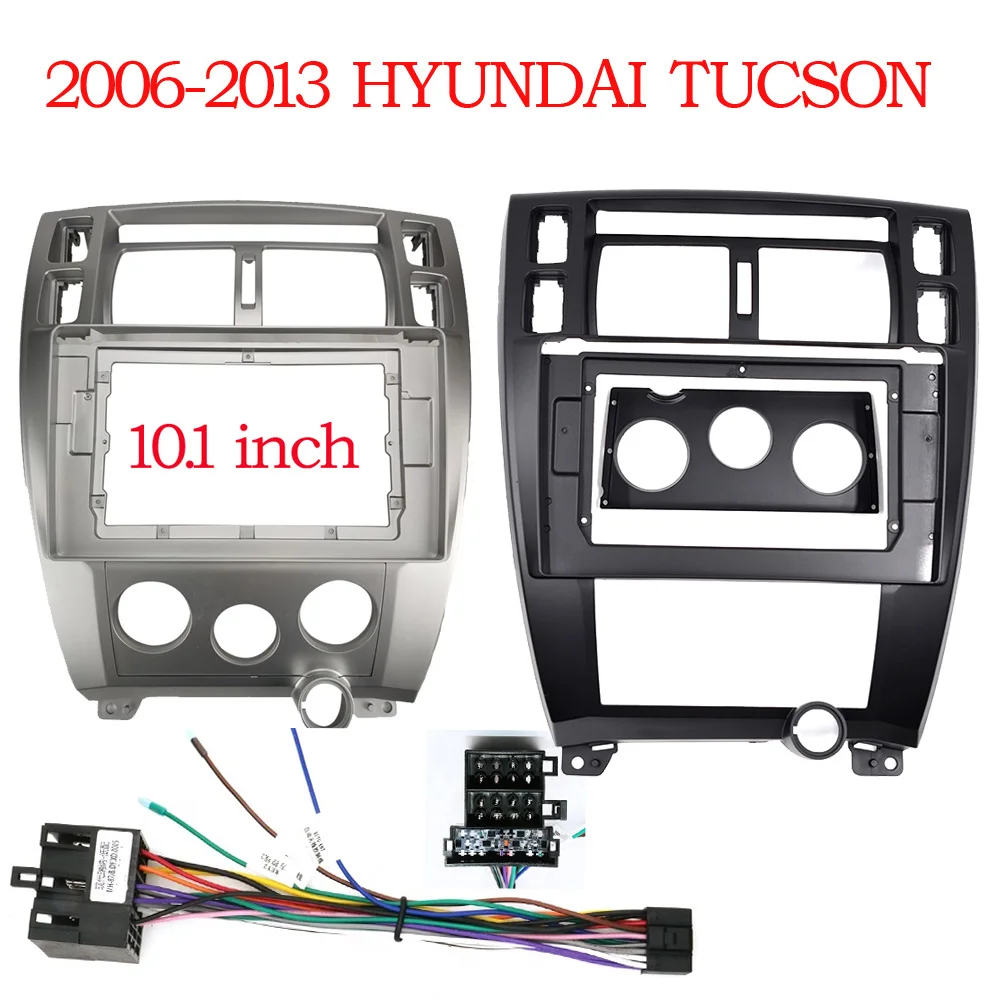 2 Din DVD Frame Audio Fitting Adaptor Dash Trim Kits Facia Panel 10.1