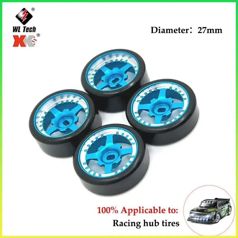 Wltoys Mosquito Car Jing Shang 1/28 284131 K969 K989 RC Car Upgrade Two Wide Two Narrow Outer Diameter 27mm Drift Wheel Tires