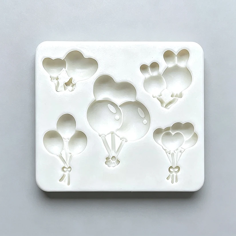 Herz Ballon Design Silikon Sugarcraft Form Harz Werkzeuge Cupcake Backform Fondant Kuchen Dekorieren Werkzeuge – Detail 5