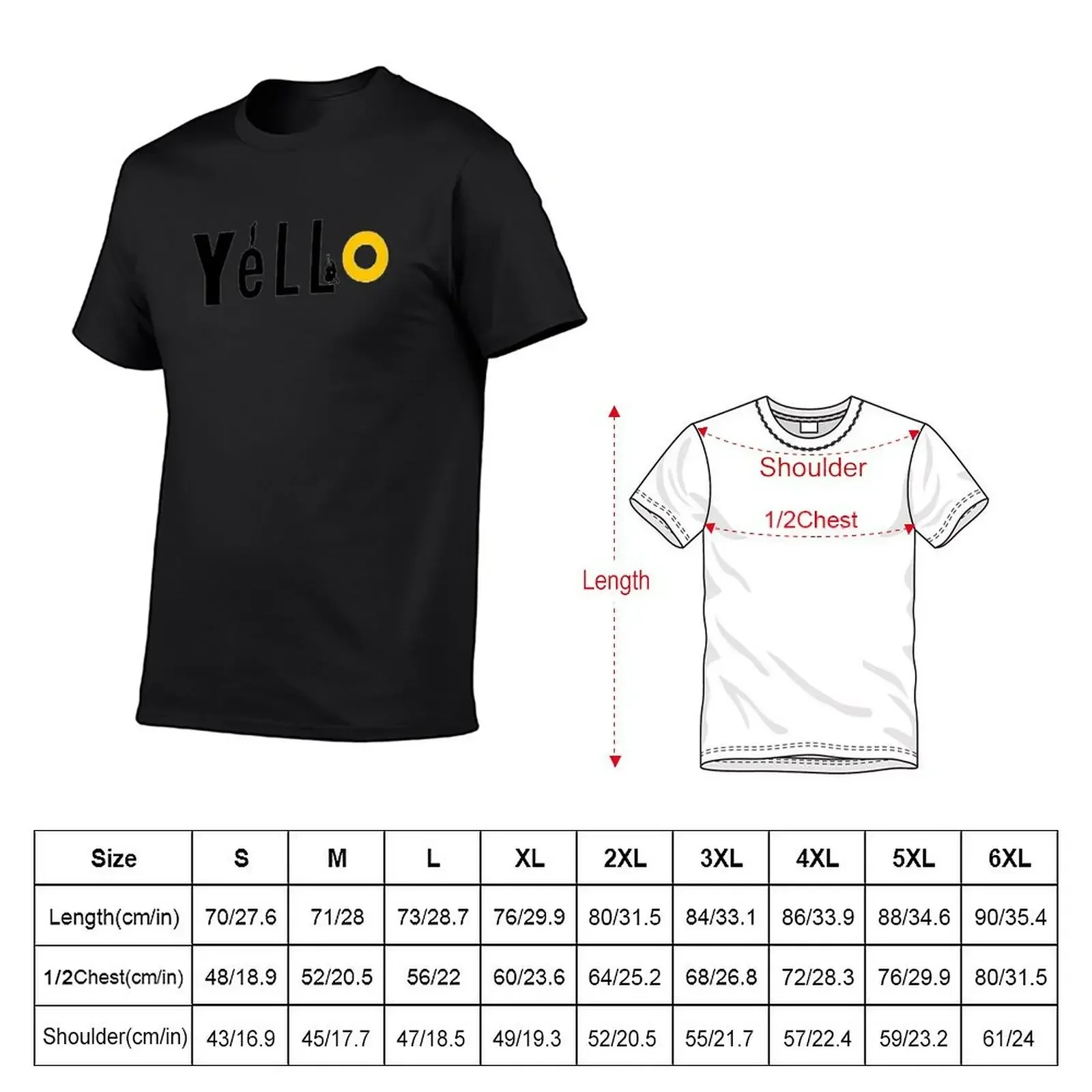 Yello T-Shirt essential t shirt custom t shirt rapper graphic tees anime t shirts men clothes