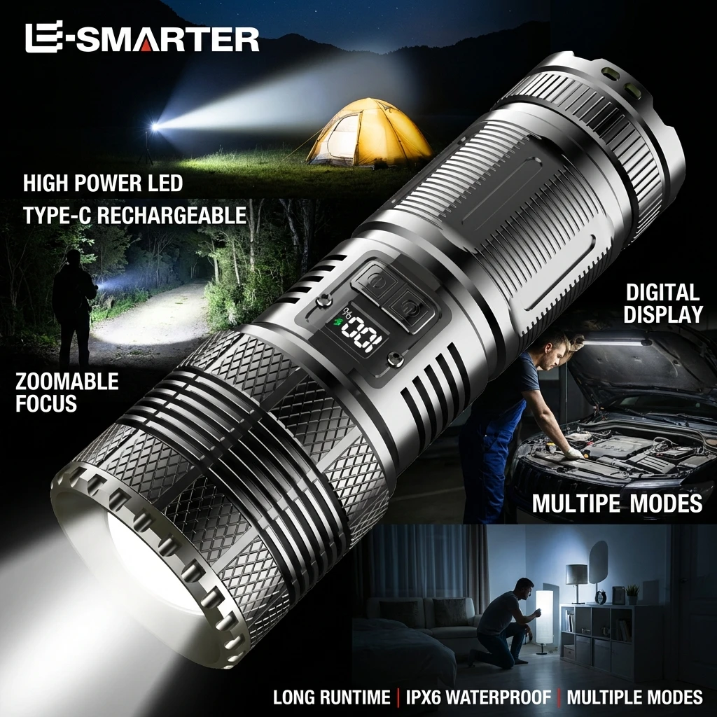 super-bright-tactical-flashlight-high-power-2000w-zoom-torch-with-cob-tail-light-outdoor-emergency-aluminum-adventure-flashlight