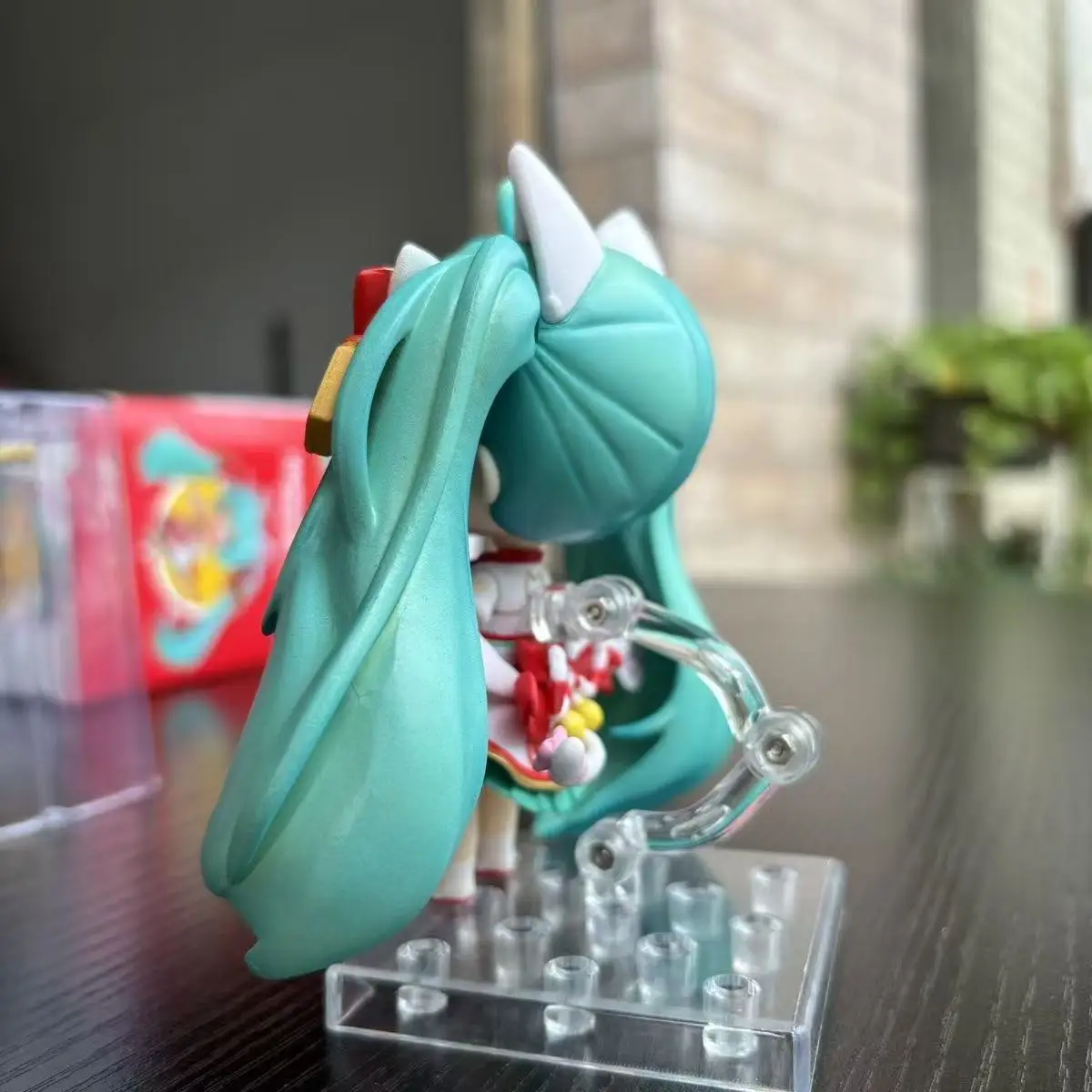 Figura de ação de anime modelo lindo Hatsune Miku Lucky Cat # 1777 Coleção Brinquedos Ornamento Presentes de Aniversário para Meninas