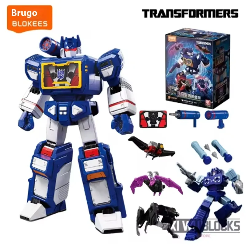 

Genuine New Blue Transformers Building Block Legendary Version Of Sonic Assembling Toy G Boy Hand-Made Model Table Ornaments 58