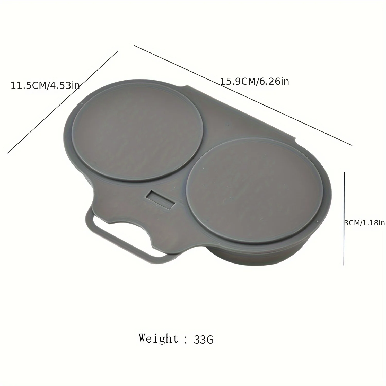 【مبيعات ساخنة】أجهزة طهي البيض البلاستيكية ذات درجات الطعام في الميكروويف، قالب طبخ مريح للمطبخ، أدوات المطبخ لصياد البيض #6