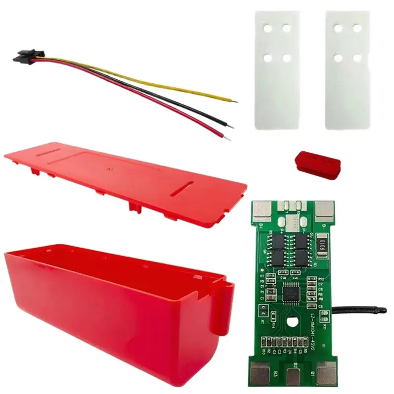 [B24B!】 Plastic Case Battery Storage Box For 14.4V For Roborock S50 S51 14.4V Vacuum Cleaner BMS PCB
