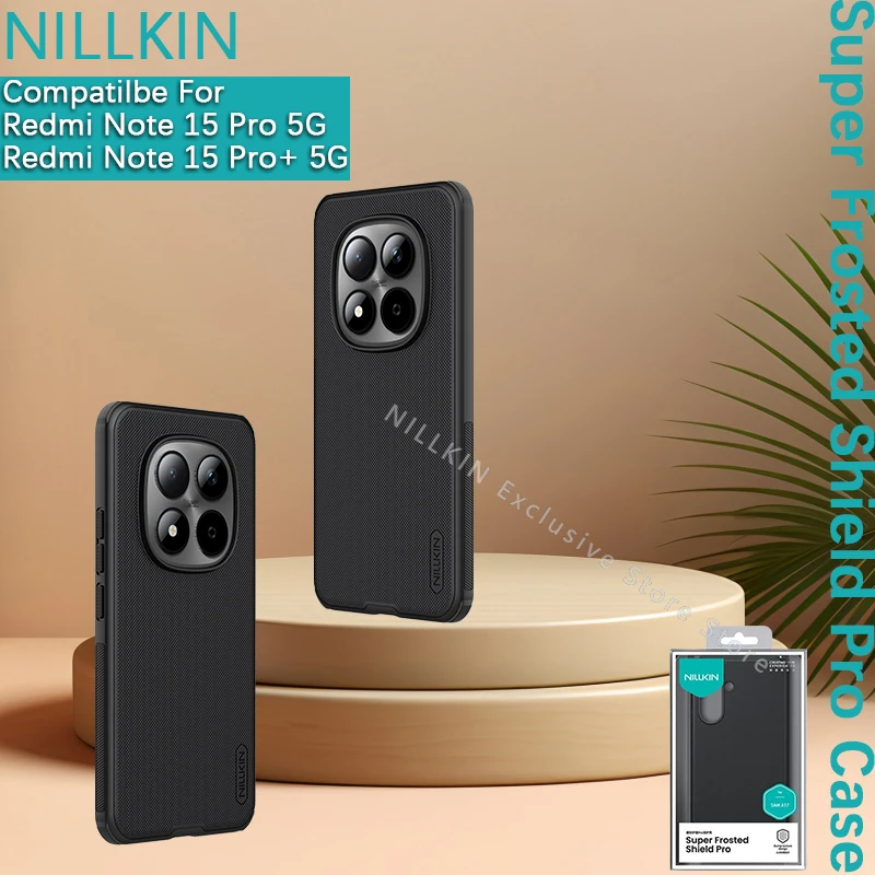 

Nillkin For Redmi Note 15 Pro Plus/Note 15 Pro 5G Super Frosted Shield Pro Case hardness Shockproof protective protective case