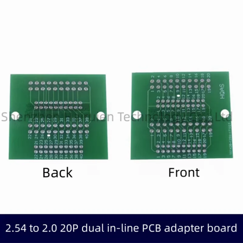 AISU adapter board 2.54 to 2.0 20P dual in-line 2.0 to 2.54 extension board optical board